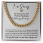 Sorry-Be The Light-Cuban Link Chain