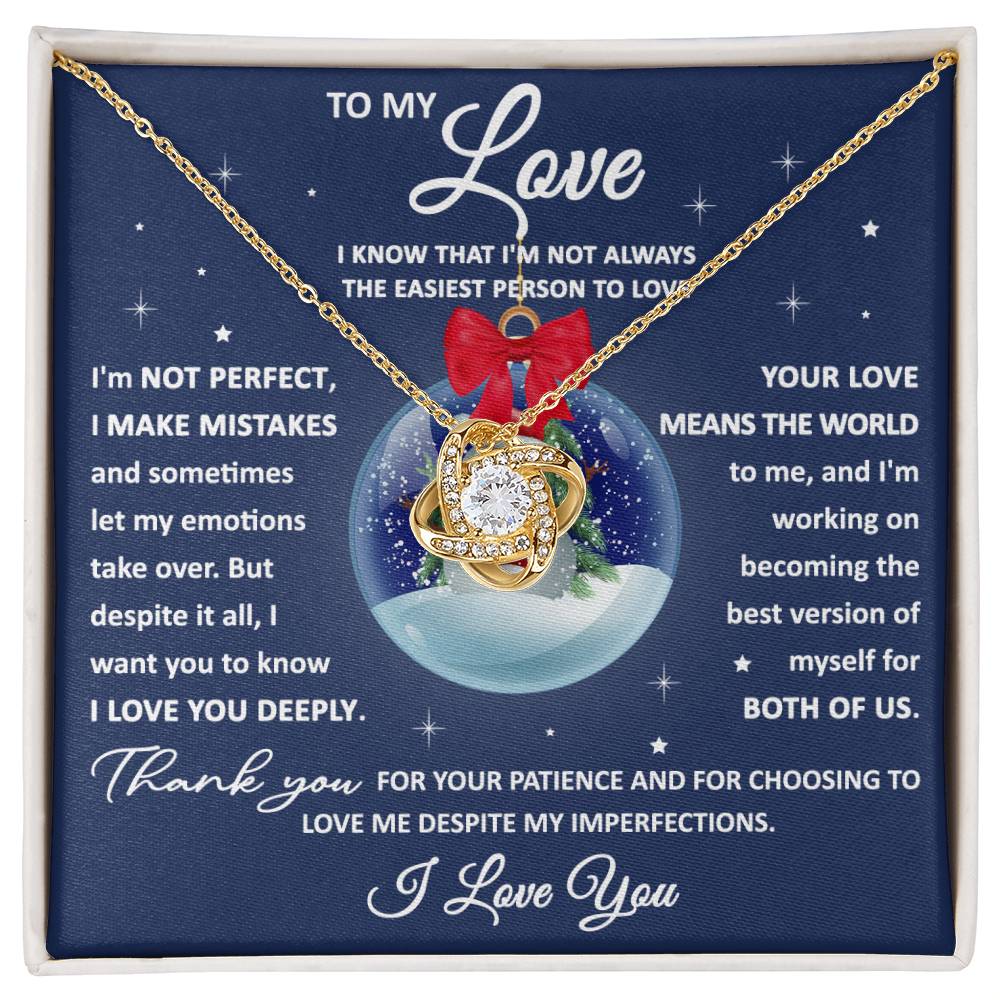 My Love - best Version - Love Knot Necklace
