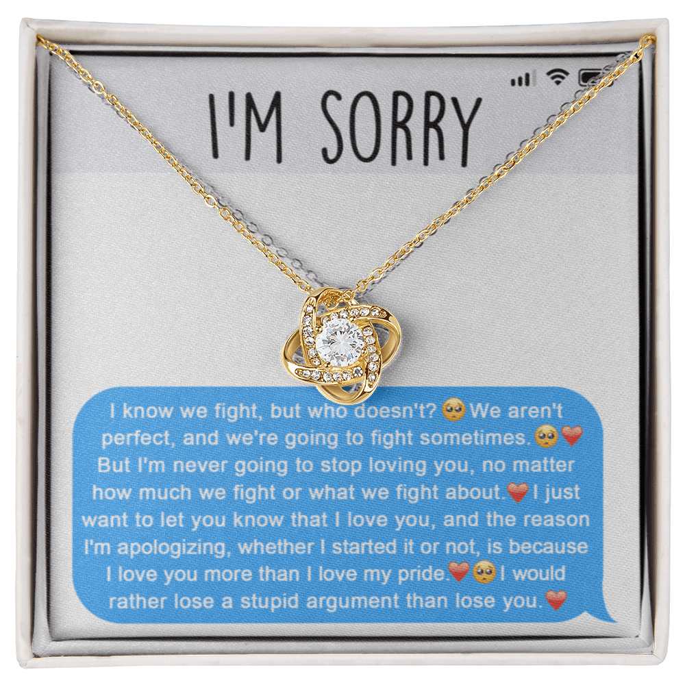 Sorry-Stupid Argument