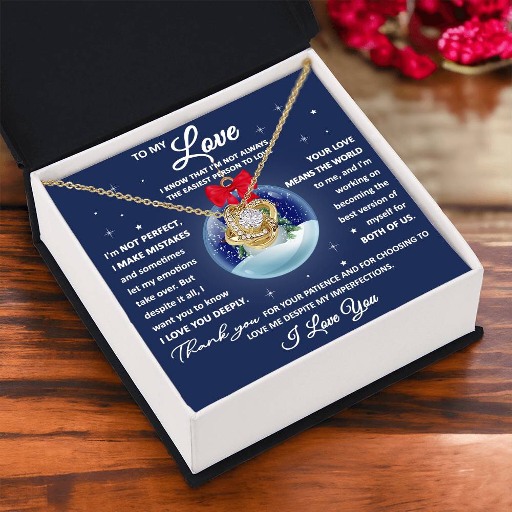My Love - best Version - Love Knot Necklace