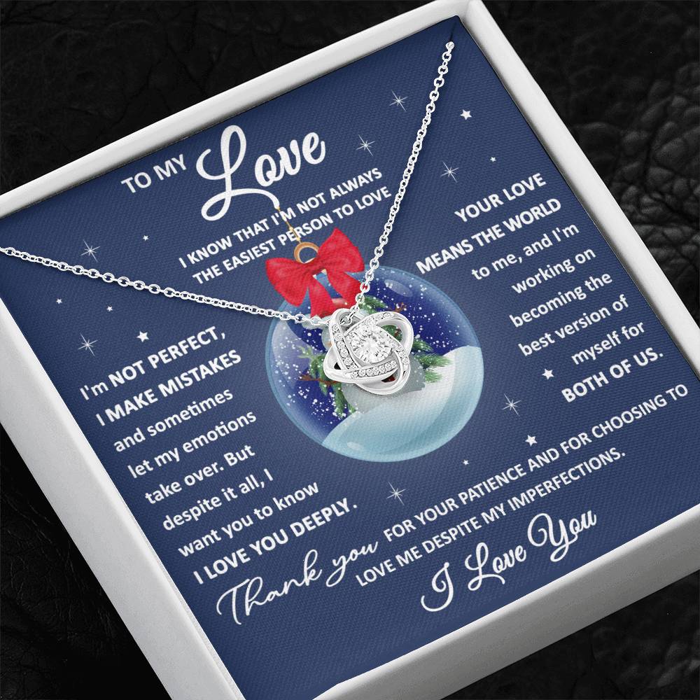 My Love - best Version - Love Knot Necklace
