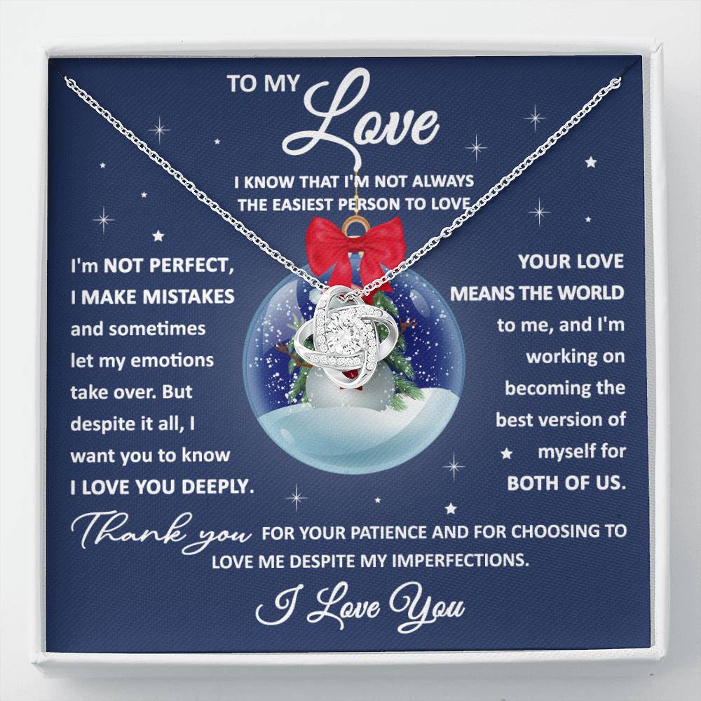 My Love - best Version - Love Knot Necklace