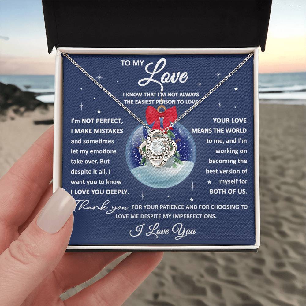 My Love - best Version - Love Knot Necklace