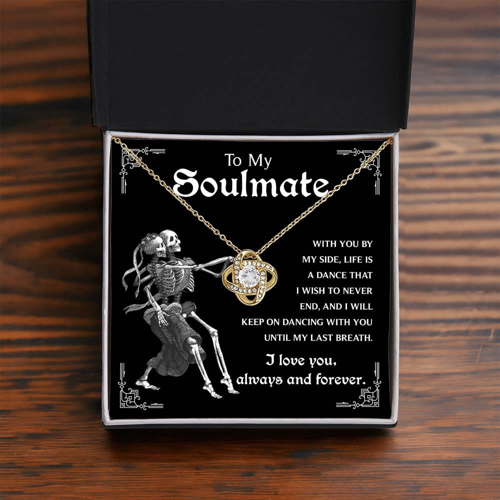 Soulmate-Keep On Dancing- Love Knot Necklace