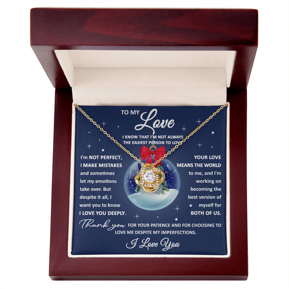 My Love - best Version - Love Knot Necklace
