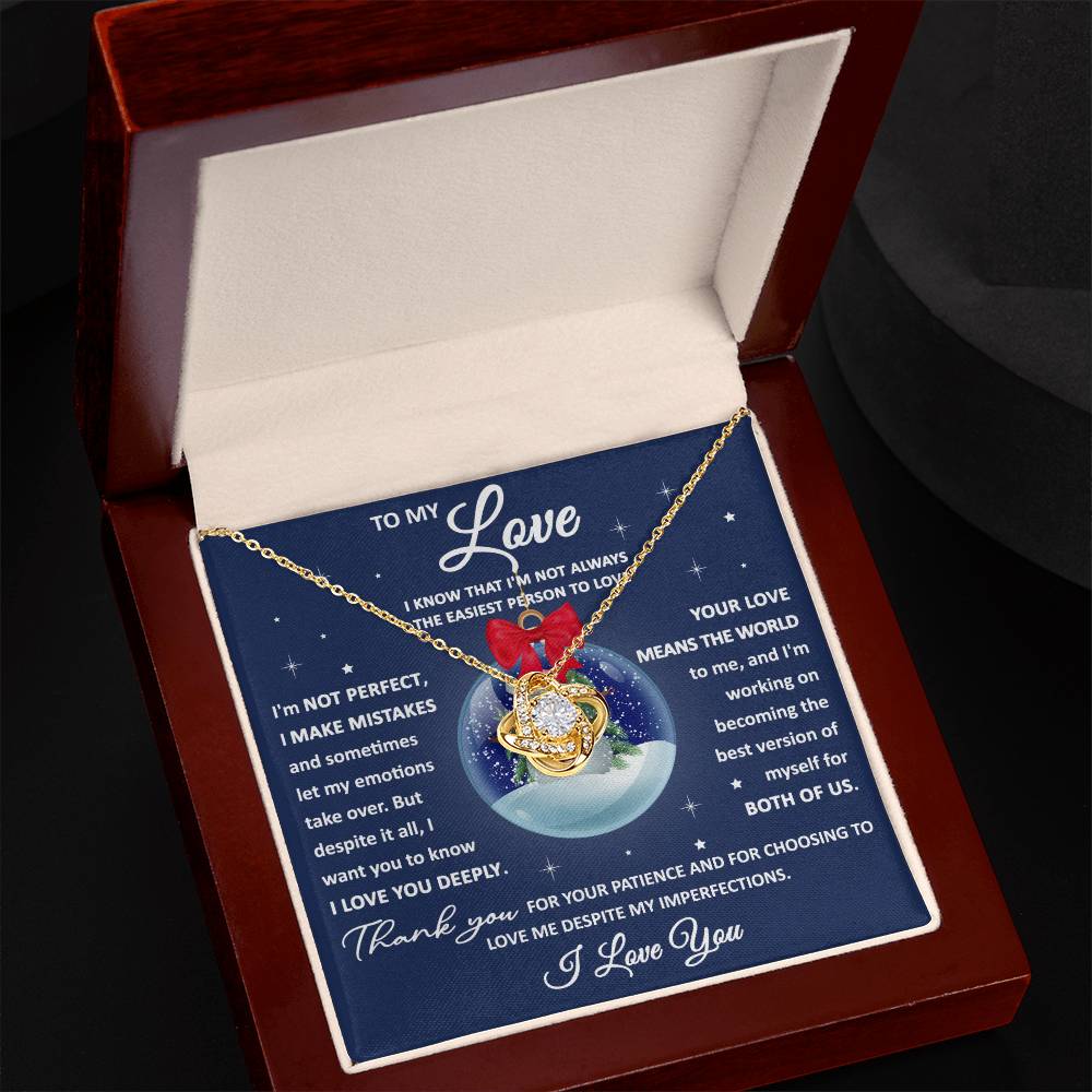 My Love - best Version - Love Knot Necklace