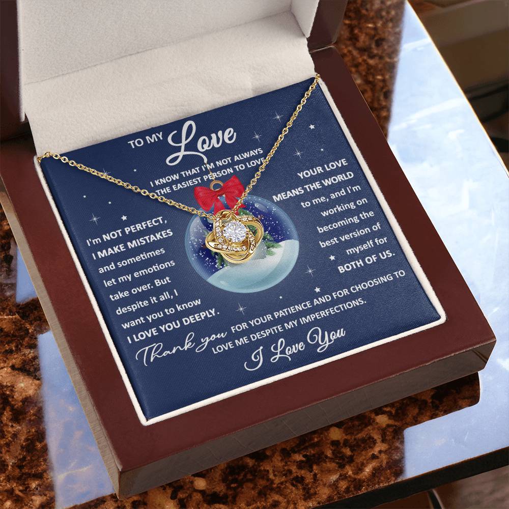 My Love - best Version - Love Knot Necklace