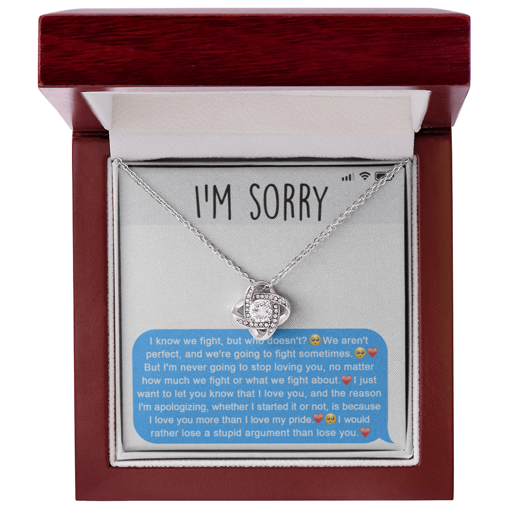 Sorry-Stupid Argument