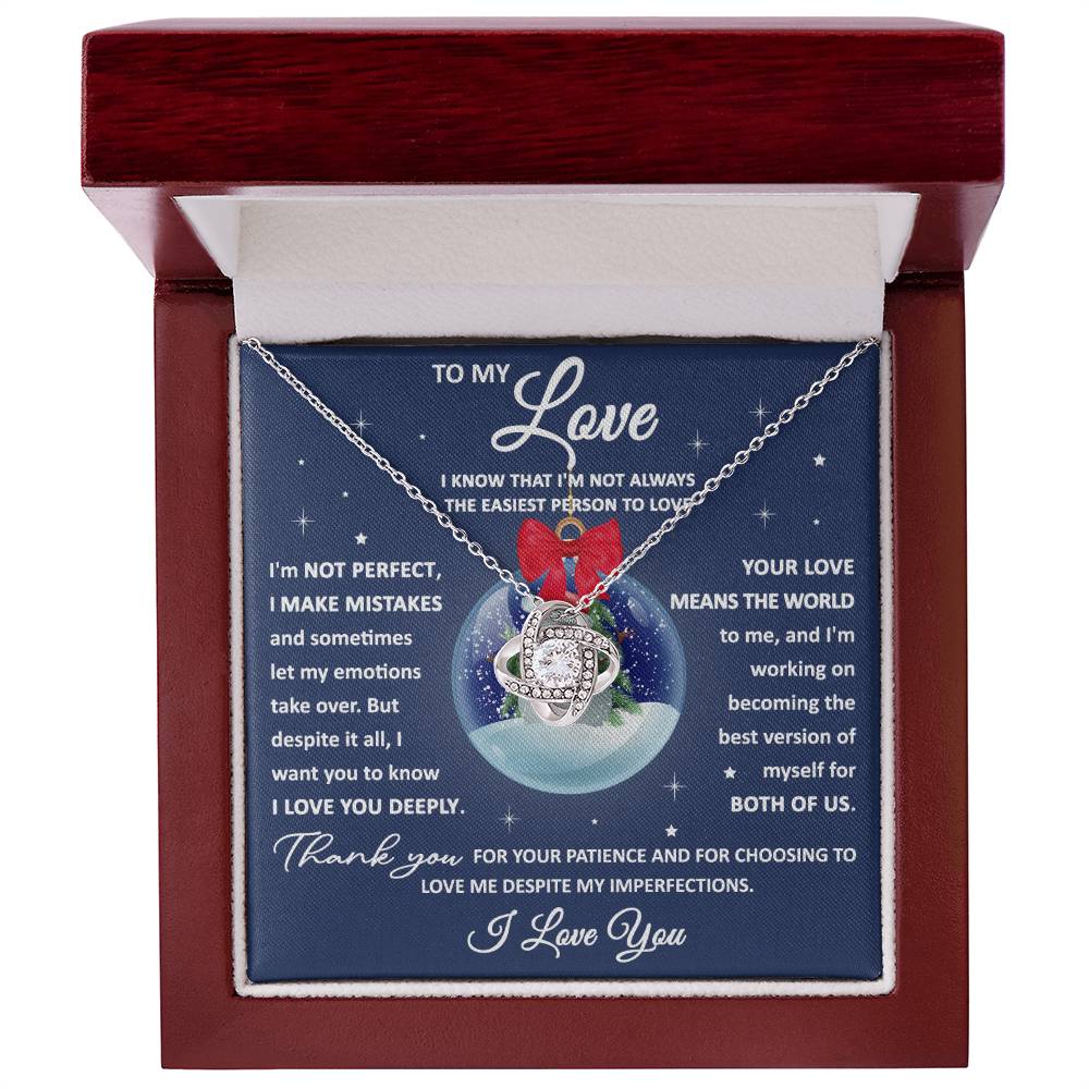 My Love - best Version - Love Knot Necklace