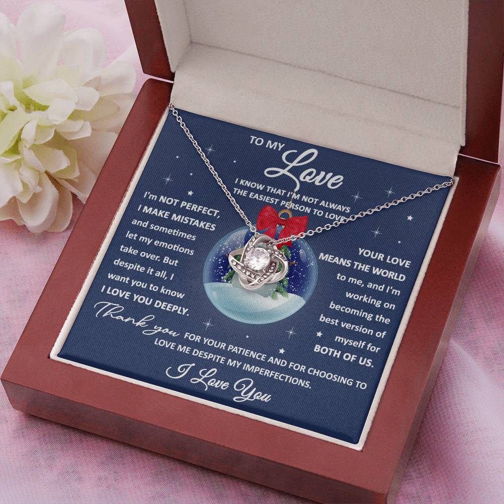 My Love - best Version - Love Knot Necklace