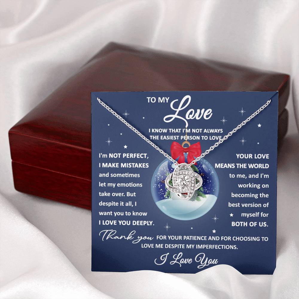 My Love - best Version - Love Knot Necklace