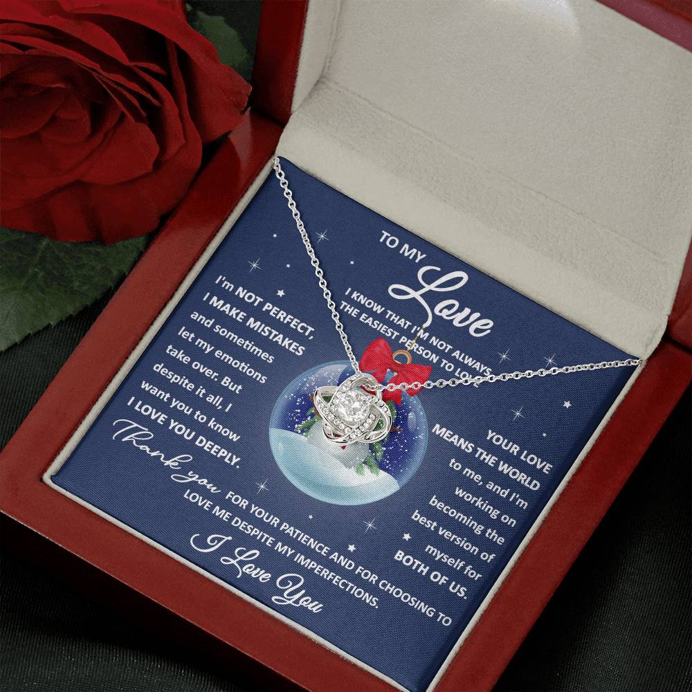 My Love - best Version - Love Knot Necklace
