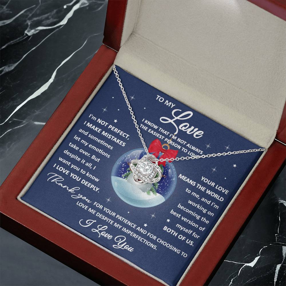 My Love - best Version - Love Knot Necklace