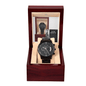 Son-in-Law-Hold Her Hand-Metal Chronograph Watch