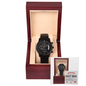 Best Man-Official Certificate-Metal Chronograph Watch