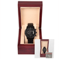 Husband-Nutrition Facts-Metal Chronograph Watch