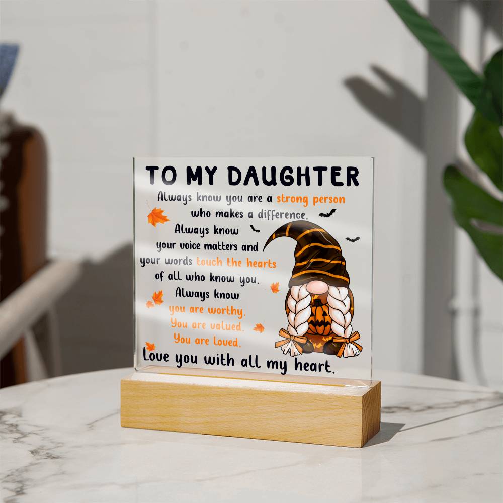 Daughter-Touch the heart-Acrylic