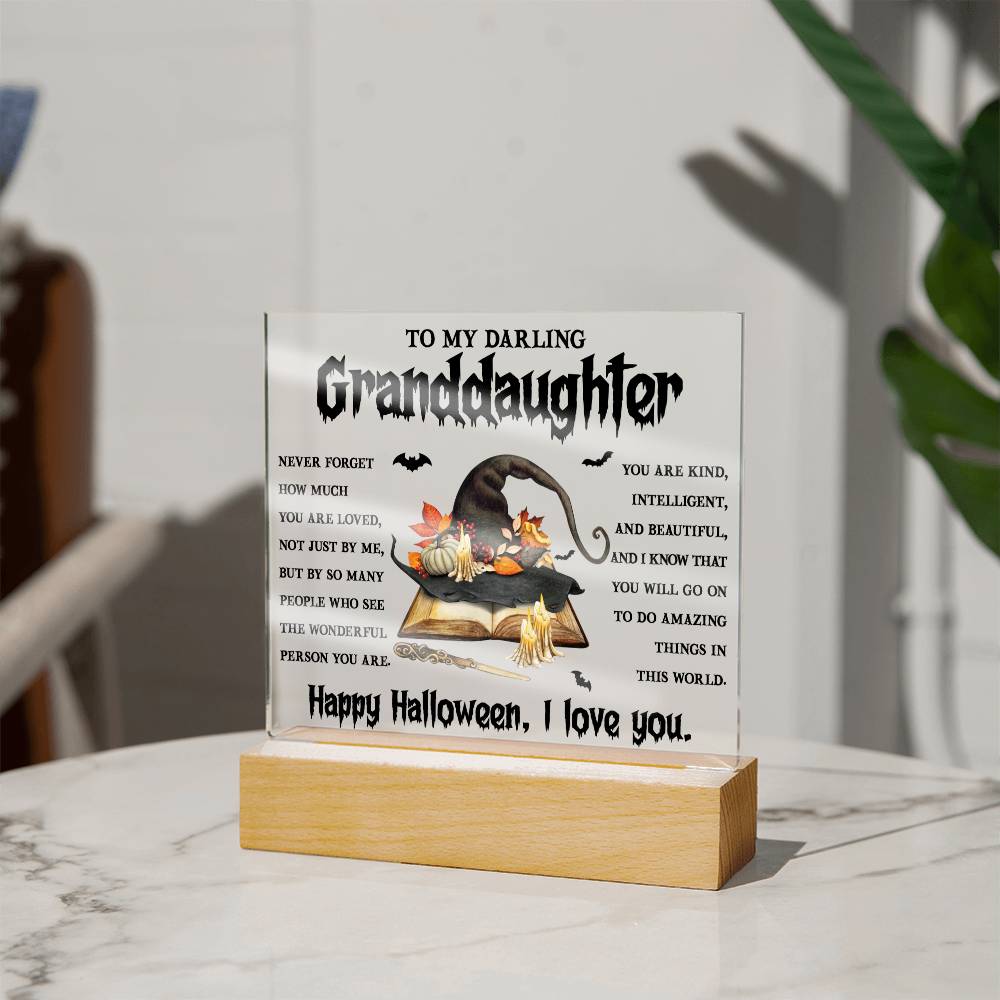 Granddaughter-Wonderful Person Acrylic Plaque