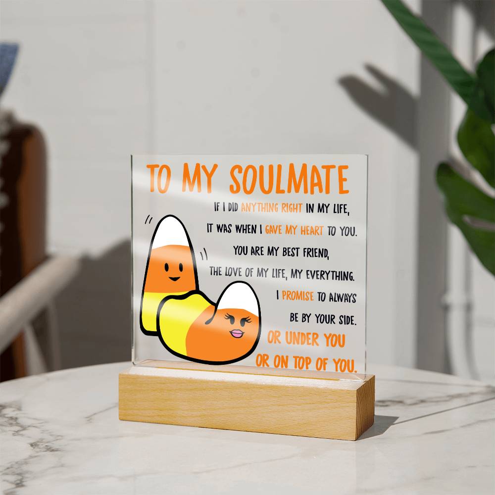 Soulmate-By Your Side-Acrylic Plaque