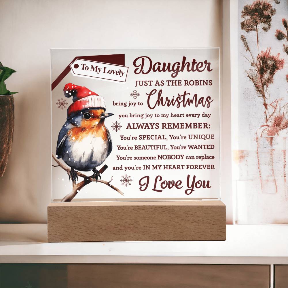 Daughter- Robins Bring Joy-Acrylic