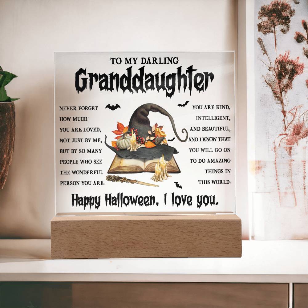 Granddaughter-Wonderful Person Acrylic Plaque