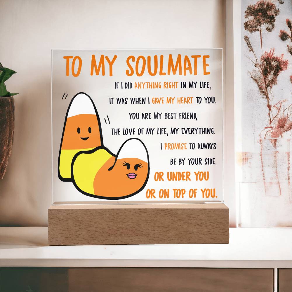 Soulmate-By Your Side-Acrylic Plaque