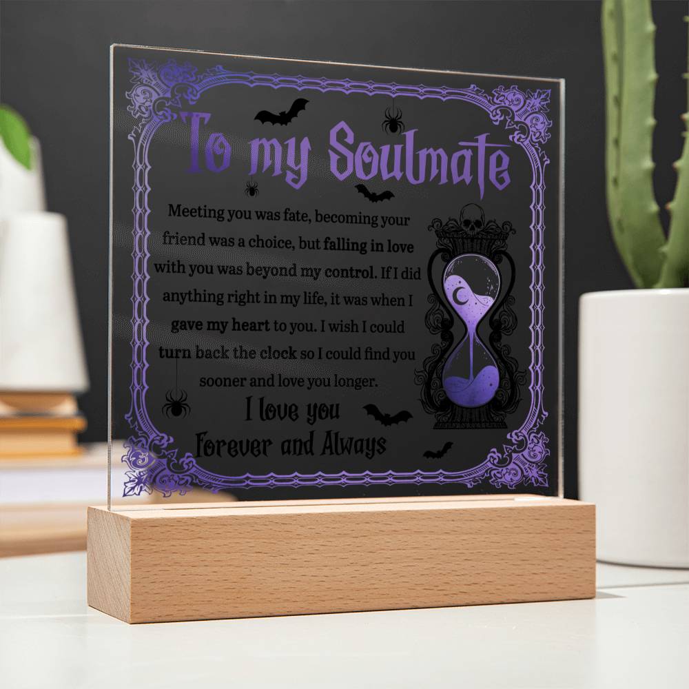 Soulmate-Beyond Control - Acrylic Plaque