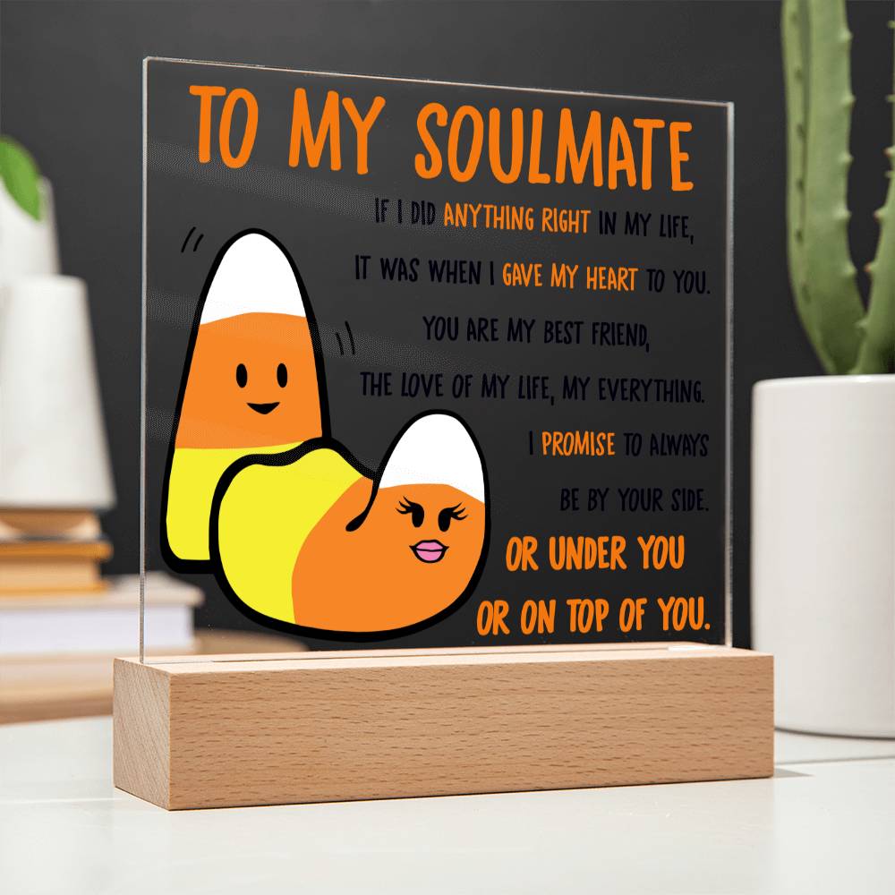 Soulmate-By Your Side-Acrylic Plaque