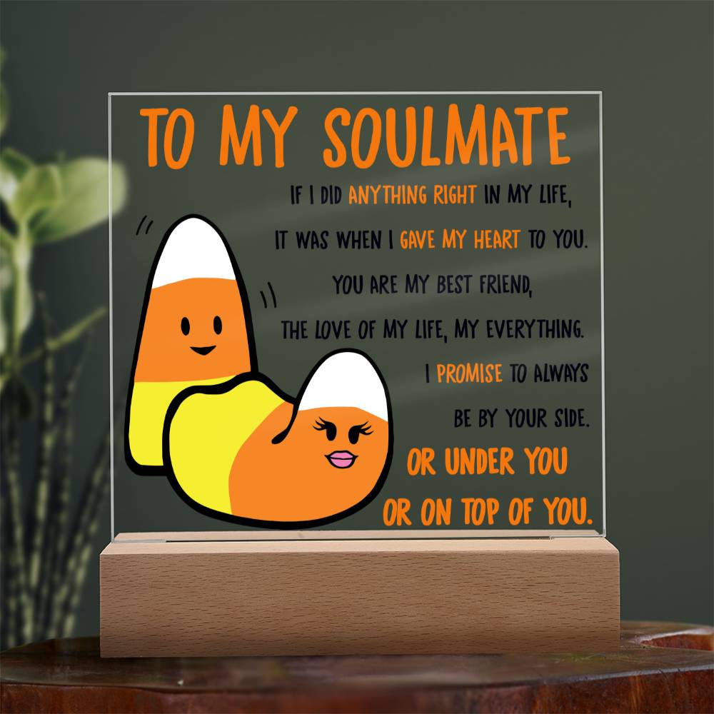 Soulmate-By Your Side-Acrylic Plaque