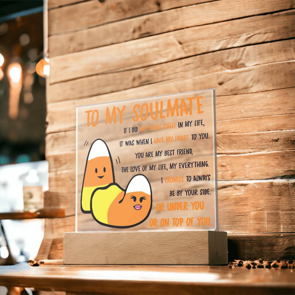 Soulmate-By Your Side-Acrylic Plaque