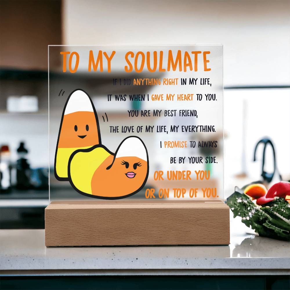 Soulmate-By Your Side-Acrylic Plaque