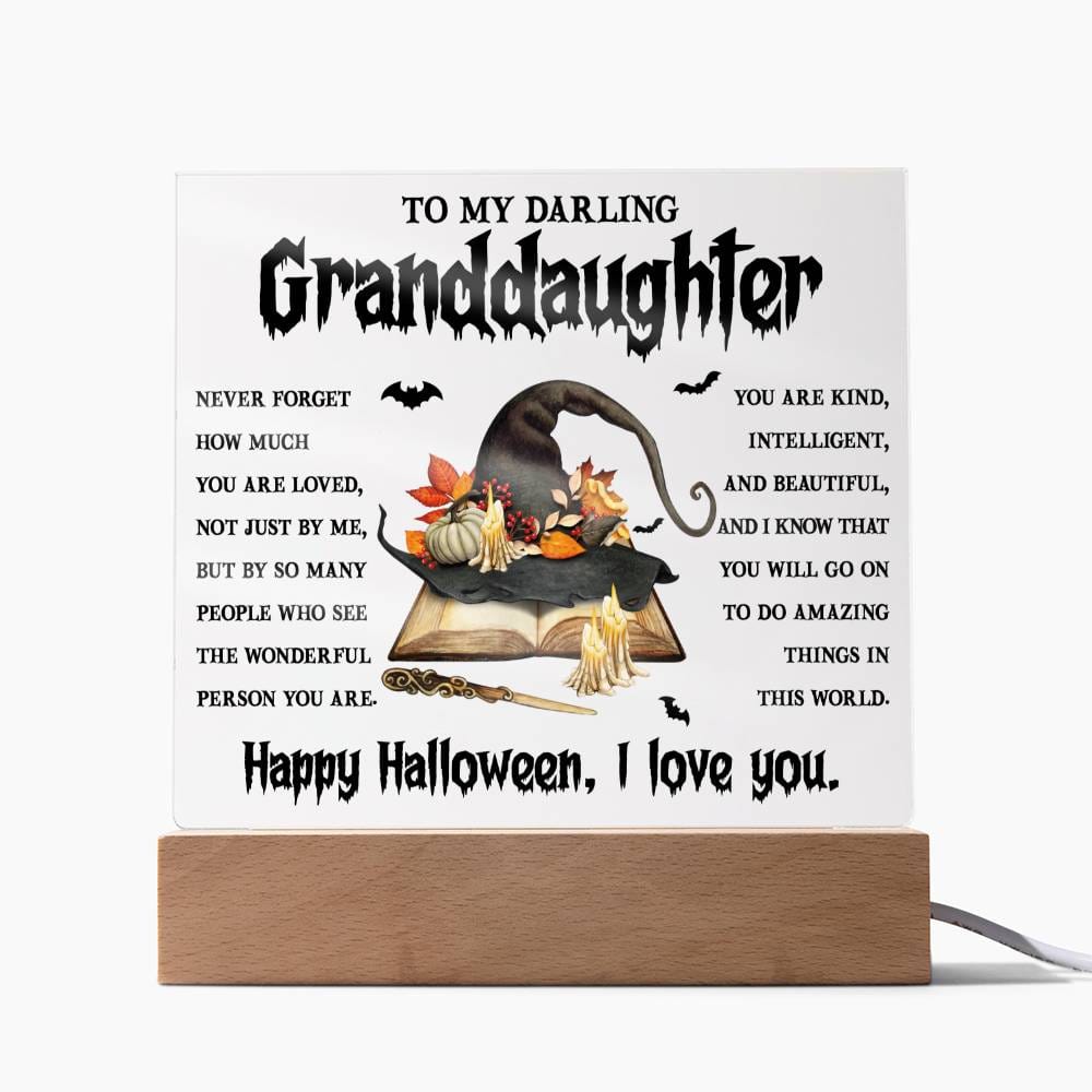 Granddaughter-Wonderful Person Acrylic Plaque