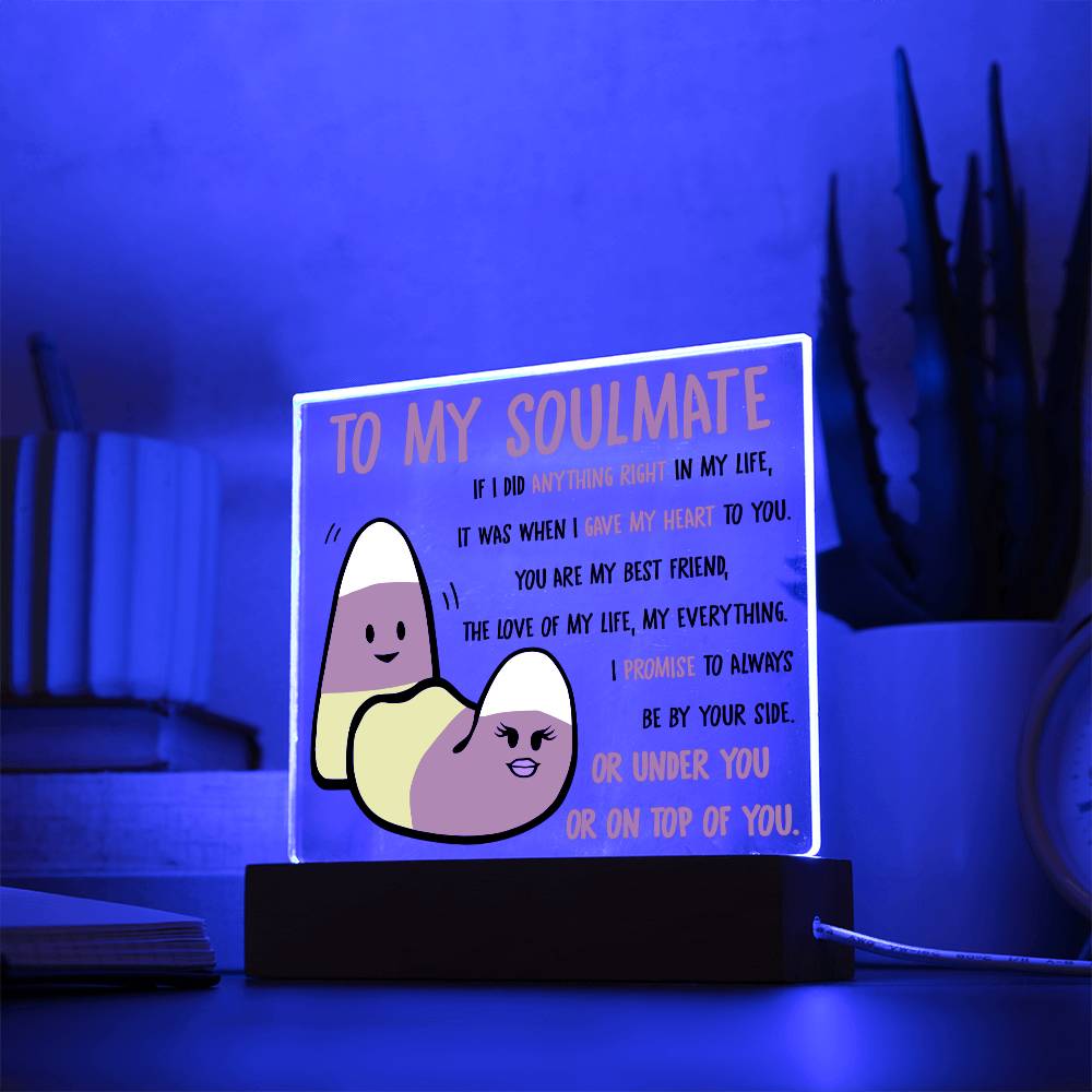Soulmate-By Your Side-Acrylic Plaque