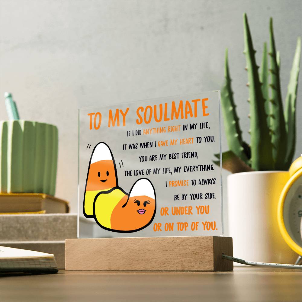 Soulmate-By Your Side-Acrylic Plaque