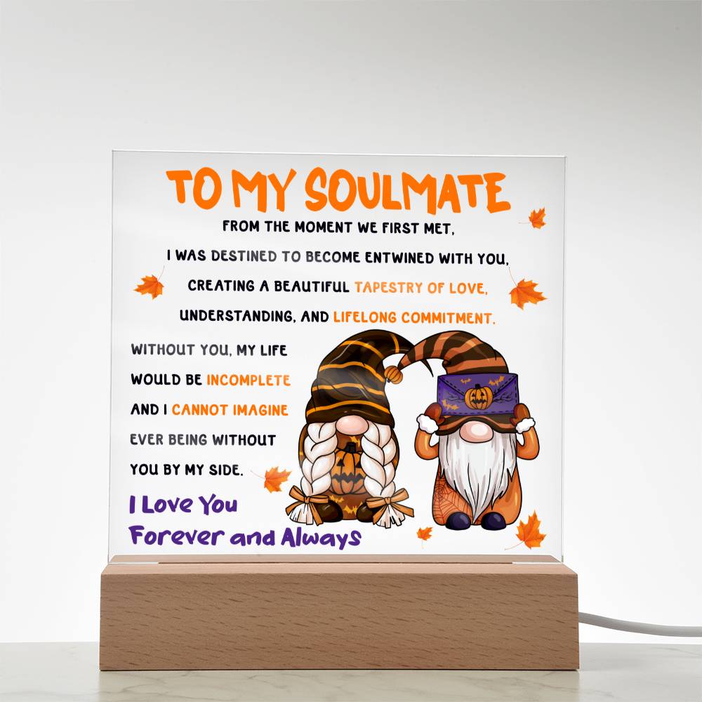 Soulmate-First Met-Acrylic Plaque