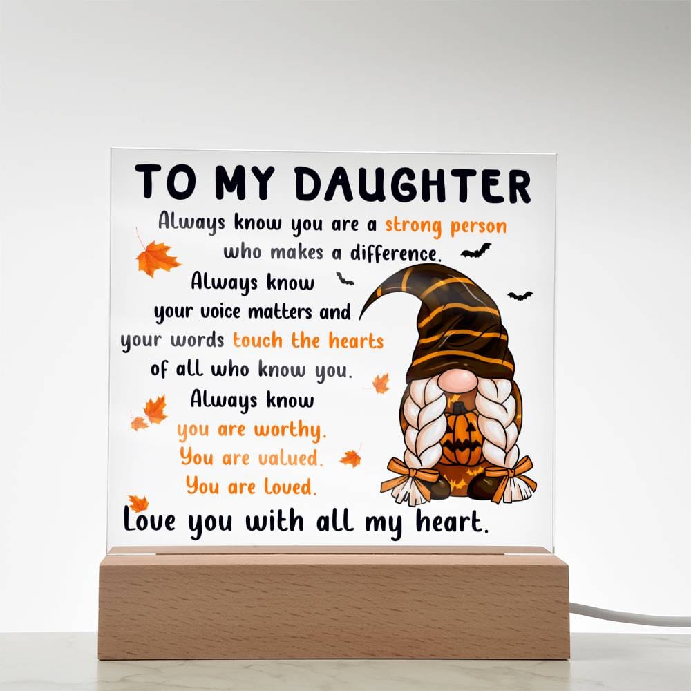 Daughter-Touch the heart-Acrylic