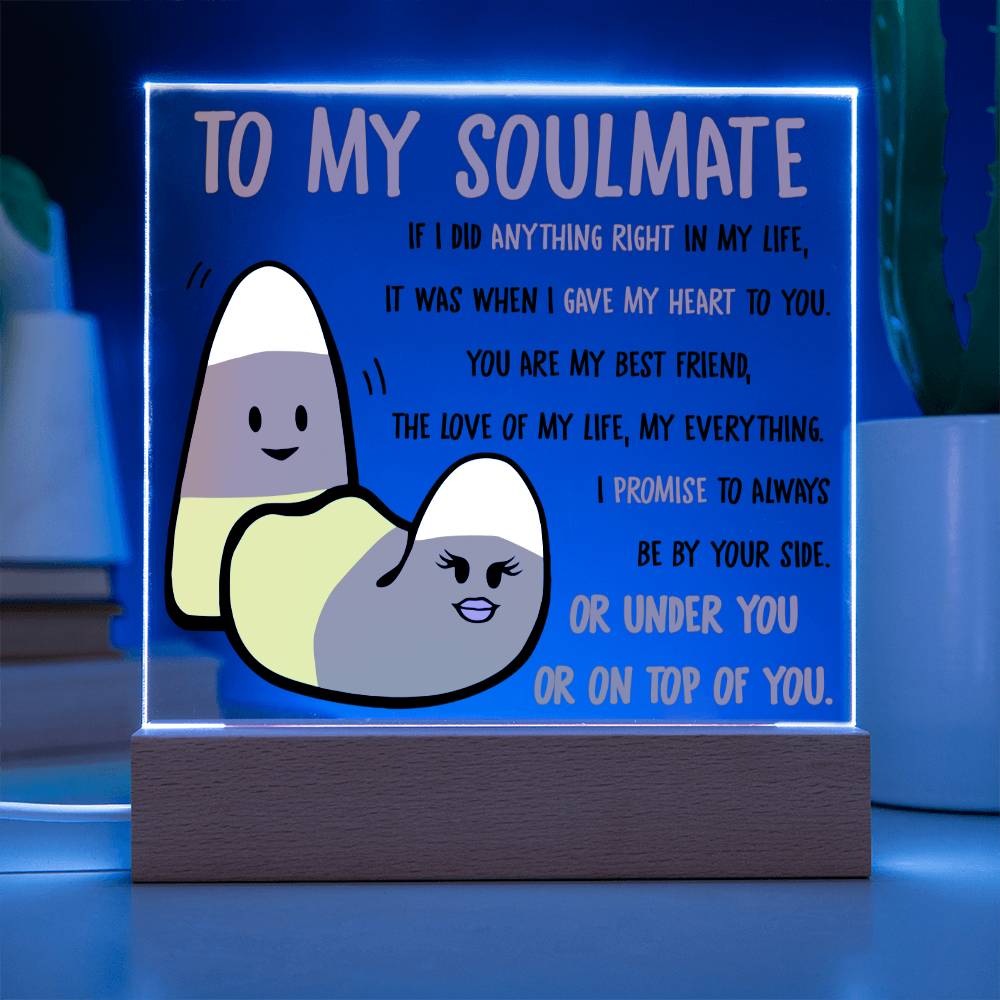 Soulmate-By Your Side-Acrylic Plaque