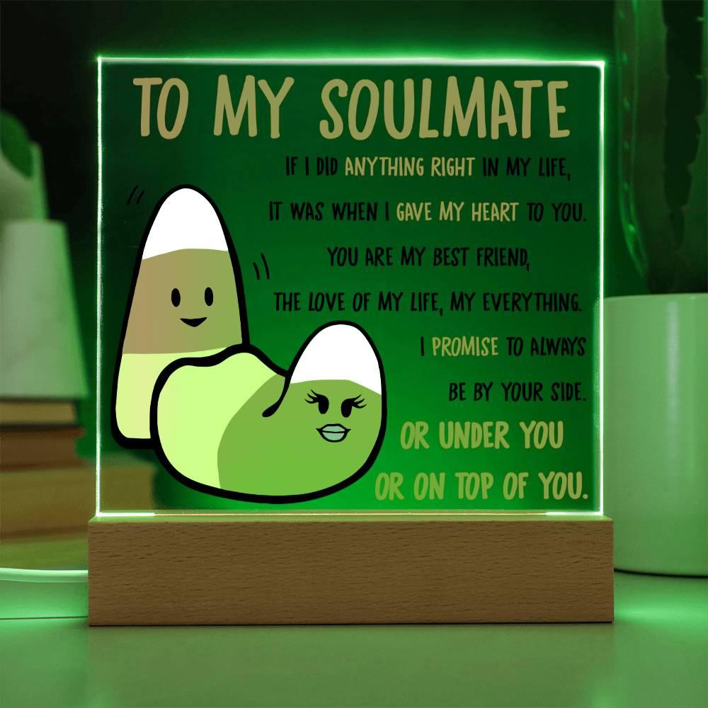 Soulmate-By Your Side-Acrylic Plaque