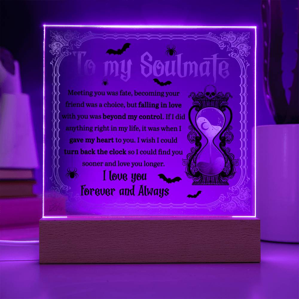 Soulmate-Beyond Control - Acrylic Plaque