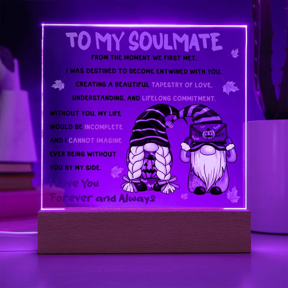 Soulmate-First Met-Acrylic Plaque