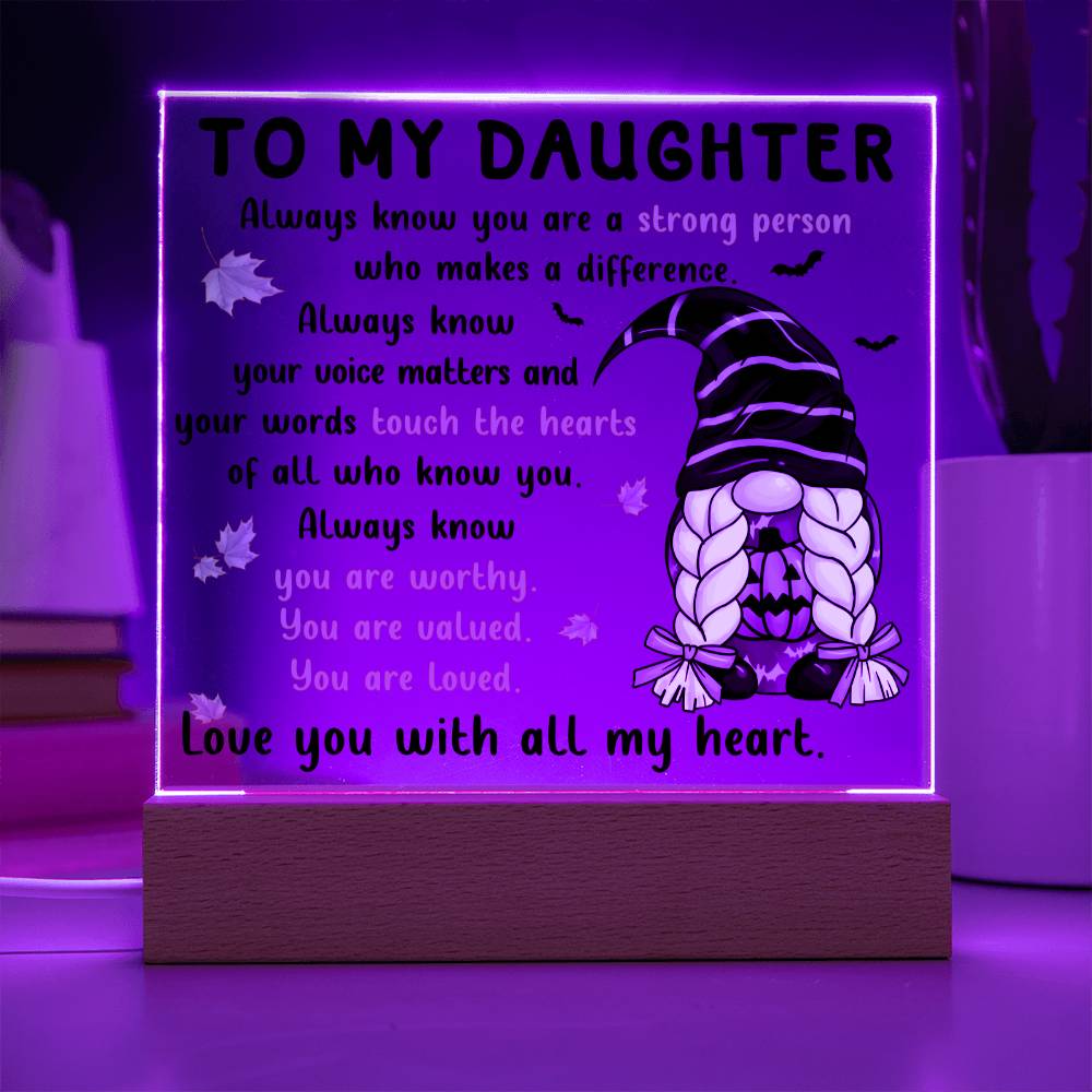 Daughter-Touch the heart-Acrylic