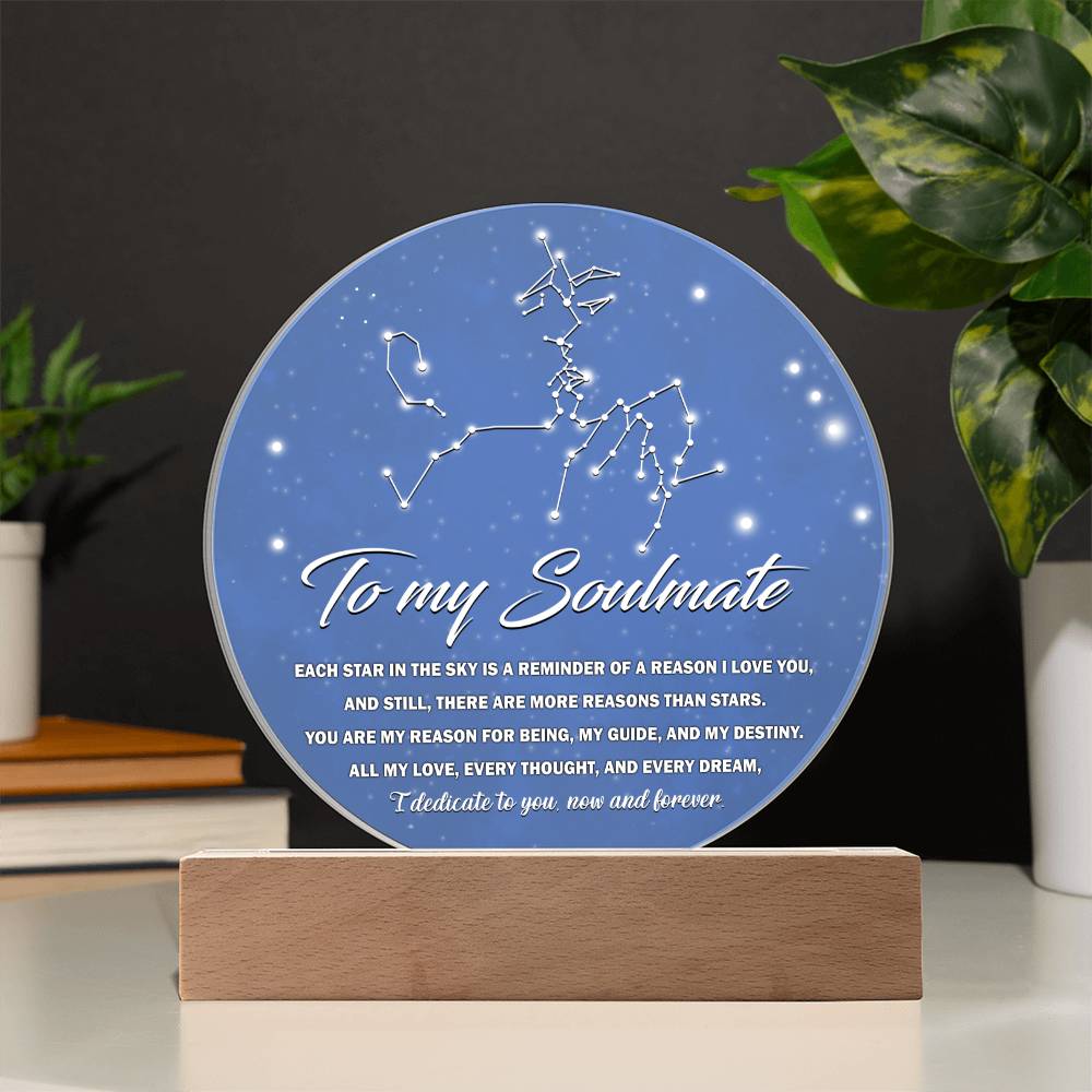 Soulmate-Dedicate To You Acrylic Circle
