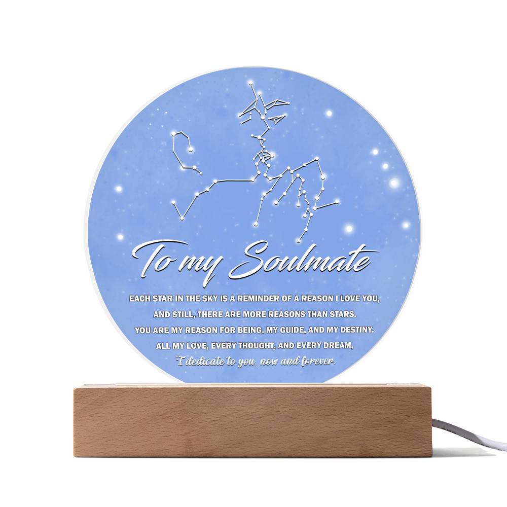 Soulmate-Dedicate To You Acrylic Circle