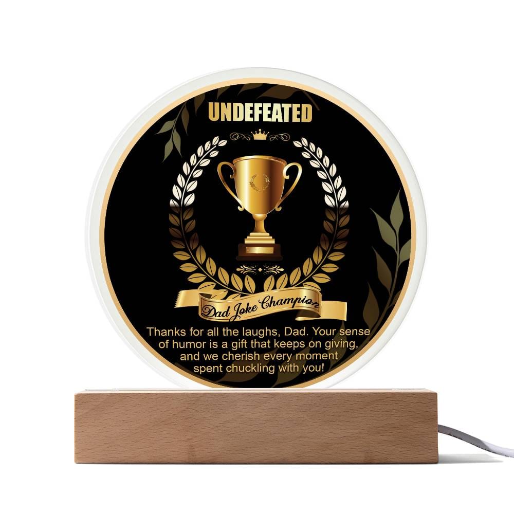 Dad-Dad Joke Champion-Circle Acrylic