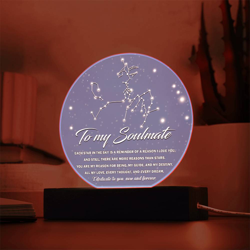 Soulmate-Dedicate To You Acrylic Circle