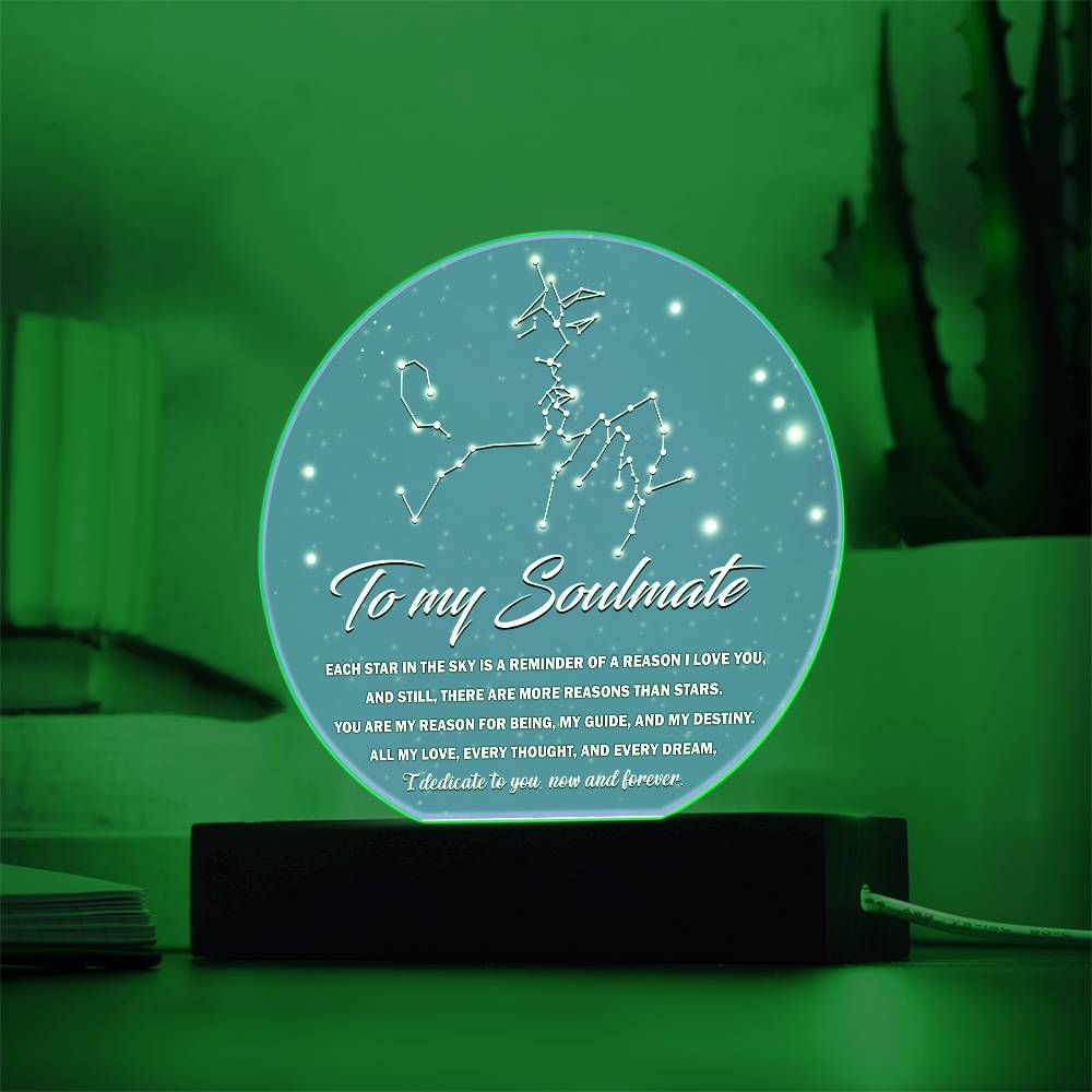 Soulmate-Dedicate To You Acrylic Circle