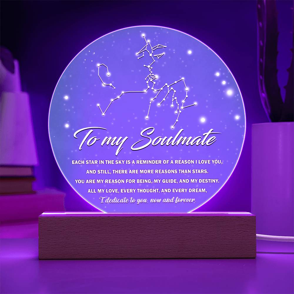 Soulmate-Dedicate To You Acrylic Circle