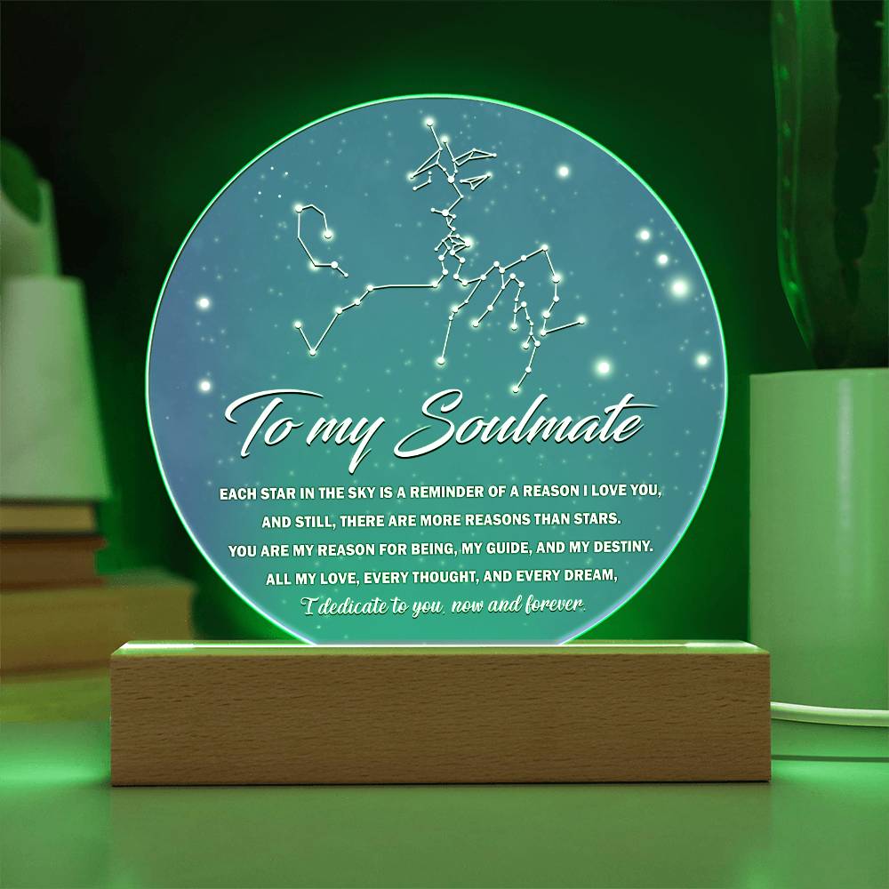 Soulmate-Dedicate To You Acrylic Circle