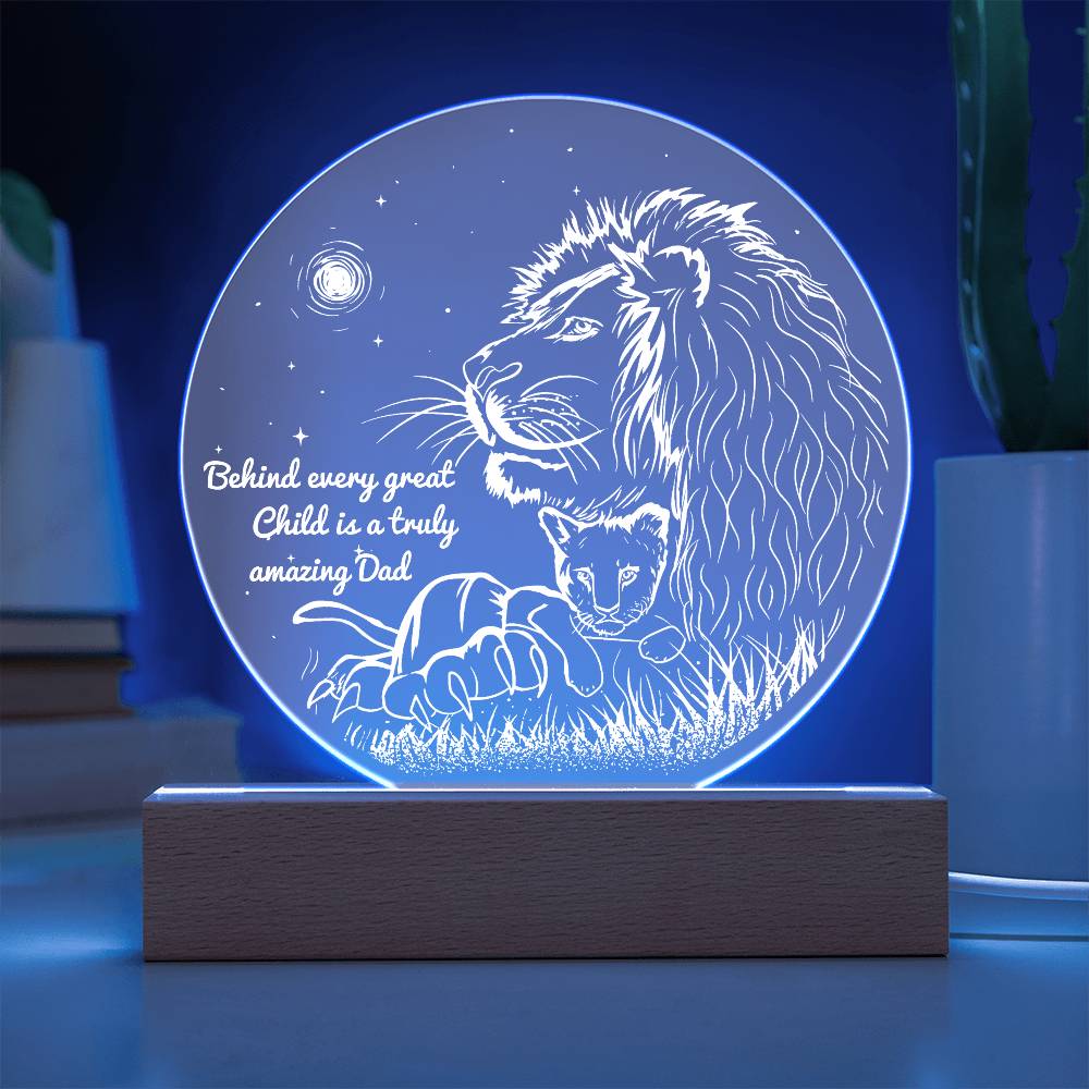 Dad-Amazing Dad-Circle Acrylic