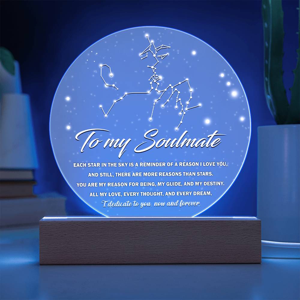 Soulmate-Dedicate To You Acrylic Circle